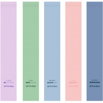 Spokey Artio Set set de elastice de fitness Pastel - imagine 2